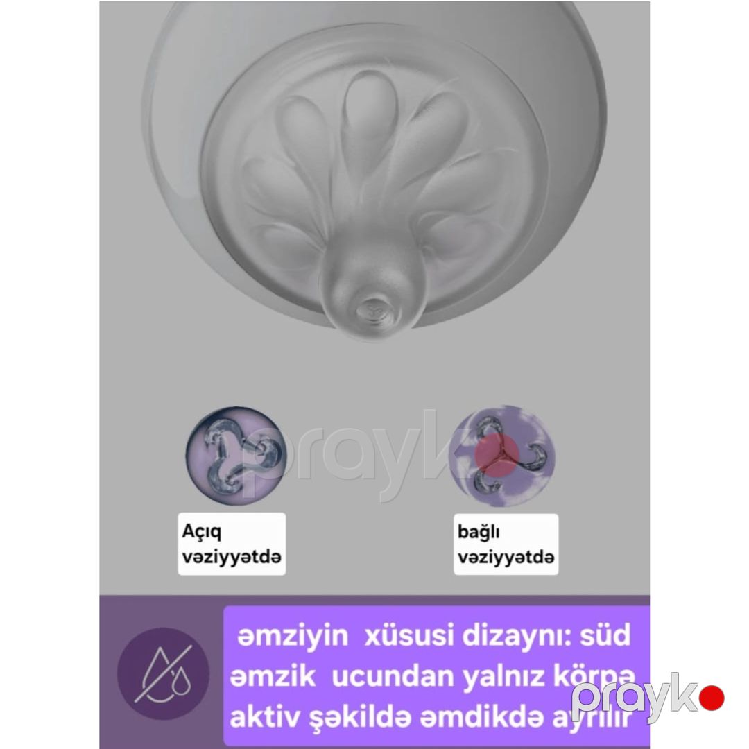 Qida şüşəsi Philips Avent Natural Response, yenidoğulan, 120 ml — Mallar, Bakı (5)