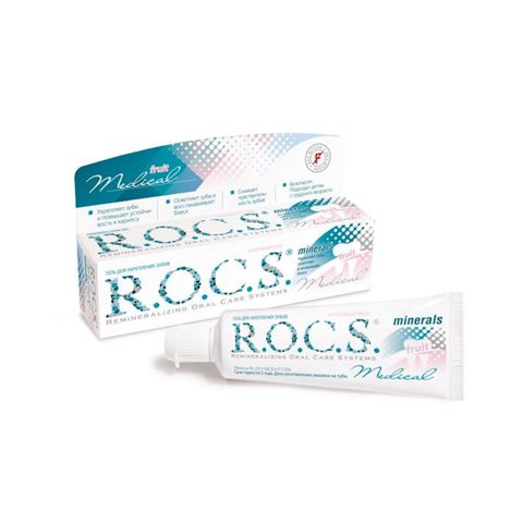 Gel reminerallaşdırıcı R.o.c.s. Medical Minerals dişləri möhkəmləndirmək üçün 45 q — Bakı
