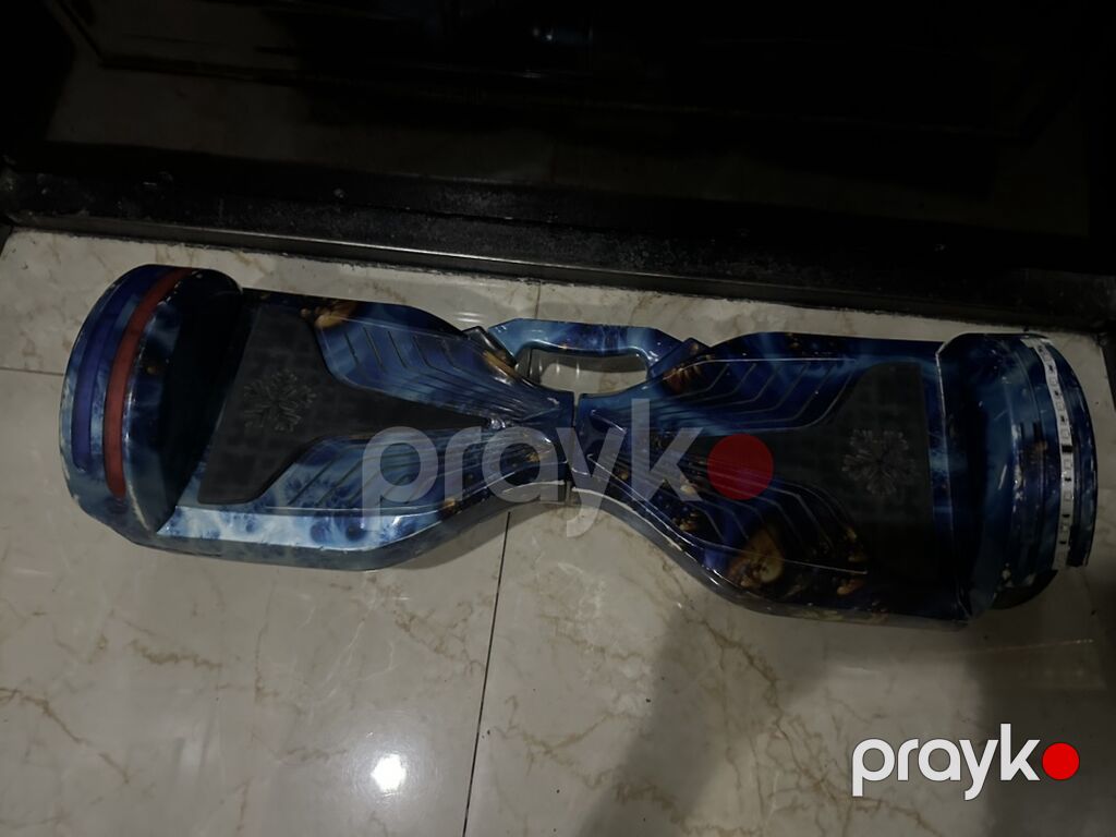 Hoverboard / Giroskuter - Korpus: kosmos temalı mavi dizayn - Təkər — Hiroskopler, Bakı (2)