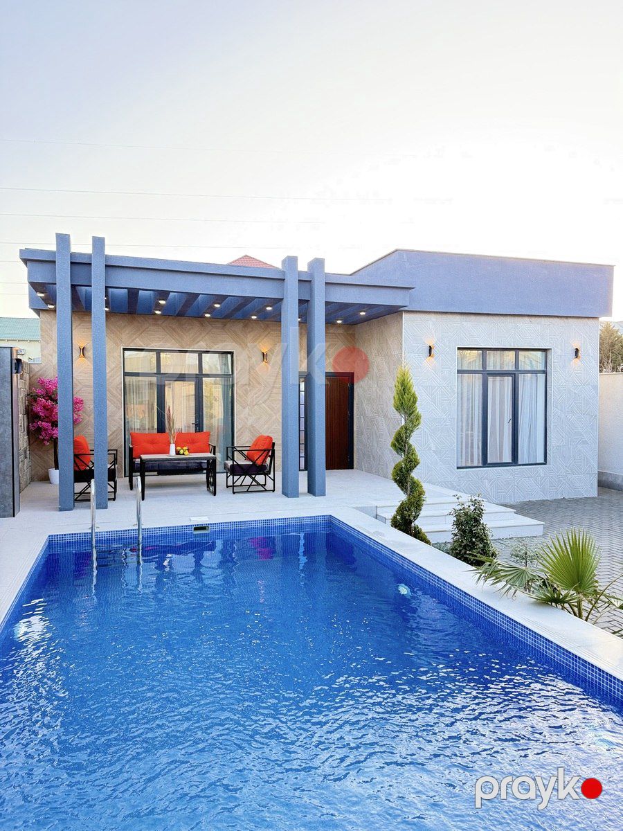 Satılır 4 otaqlı həyət evi/bağ evi 170 m² — Ev, villa, Bakı (2)
