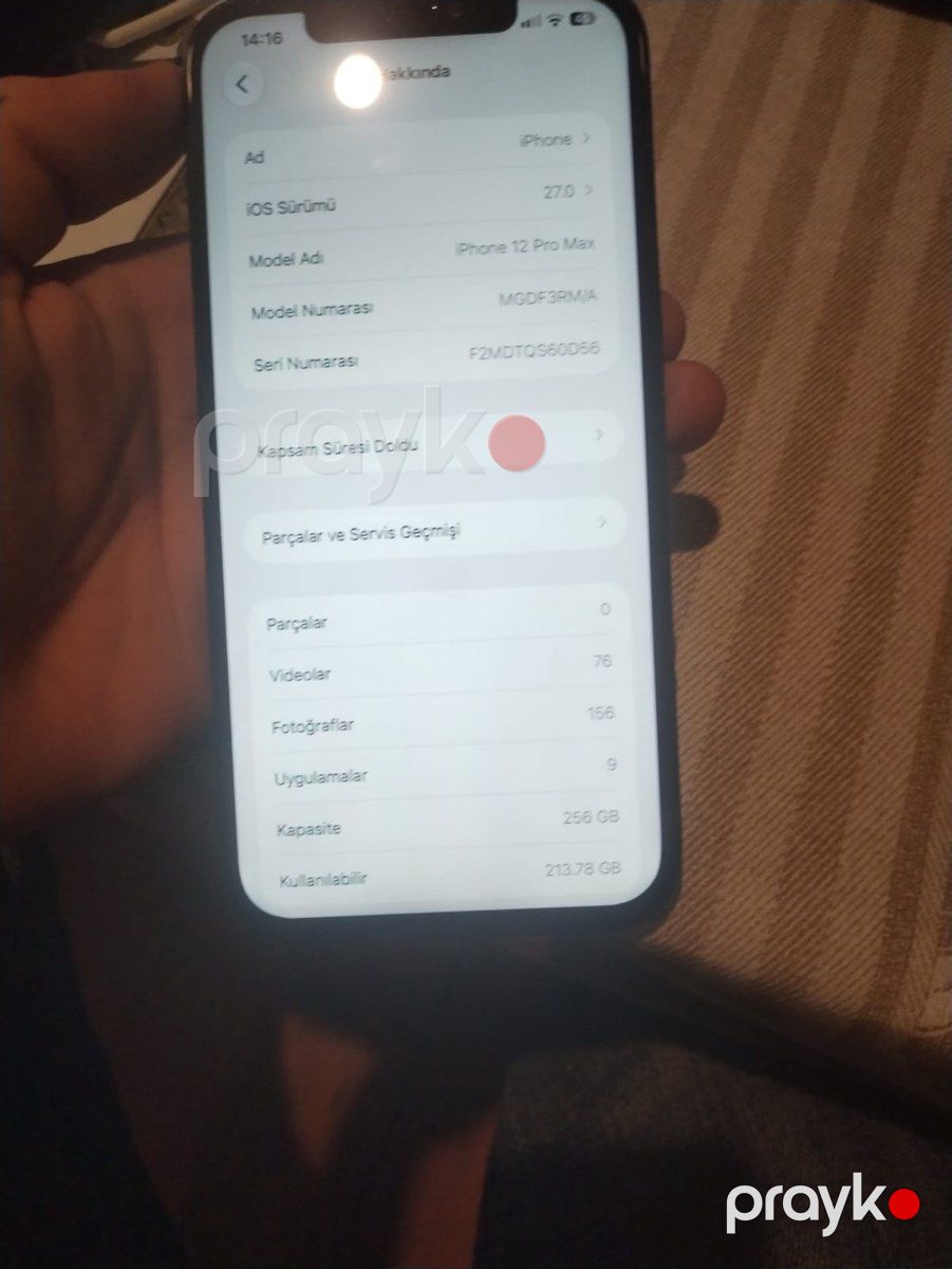 Apple iPhone 12 Pro Max Graphite 256GB/6GB — Smartfonlar, Bakı (4)