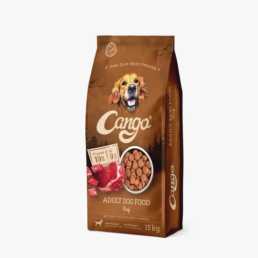Cango Adult Dog Food Beef, yetkin itlər üçün quru yem, mal əti ilə (çəki ilə) — Bakı