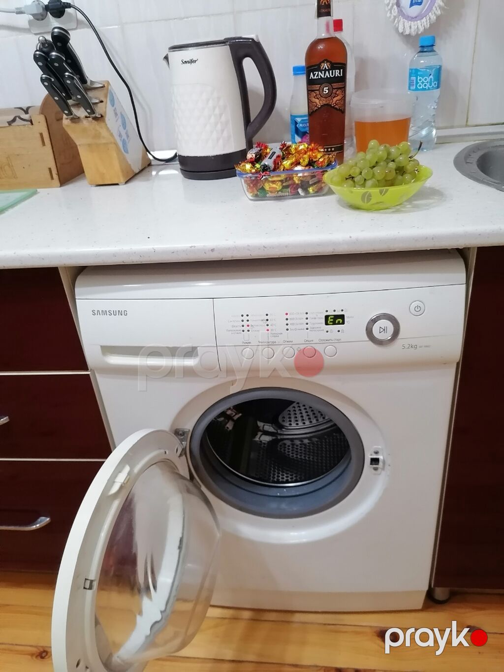 Paltaryuyan maşın Samsung, 5 kq, İşlənmiş, Avtomat, Qurutmasız, Kredit yoxdur, Ünvandan götürmə, Ödənişli çatdırılma — Çamaşır maşınları, Digah (2)