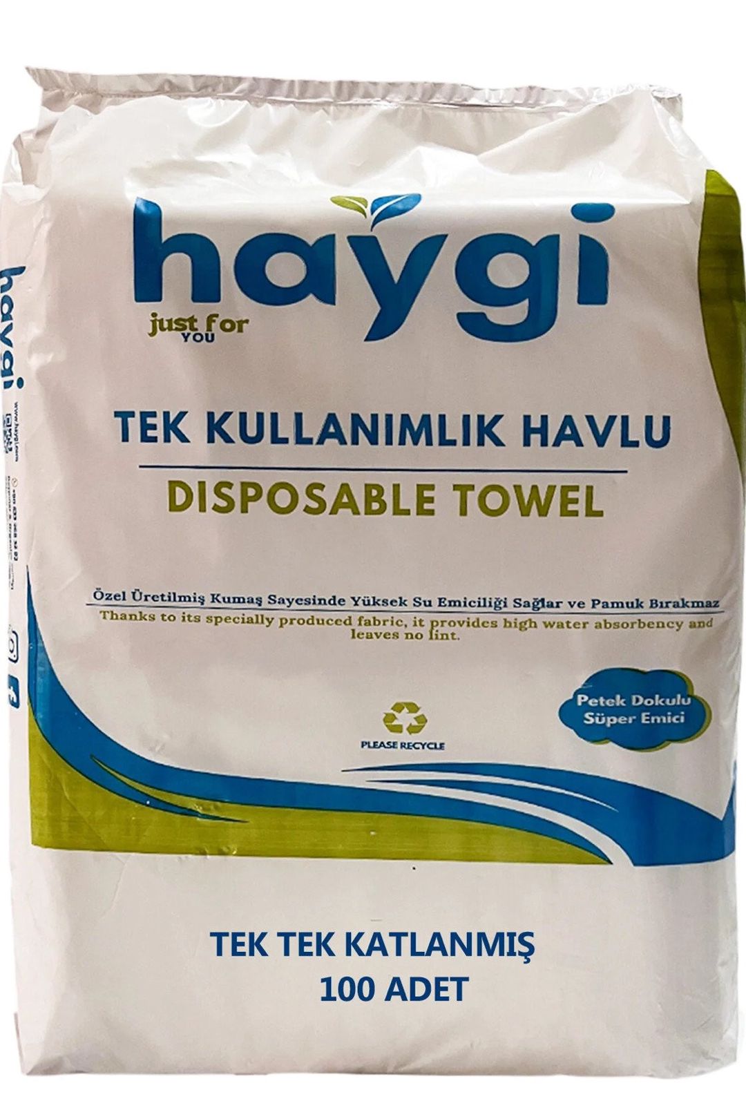 Birdəfəlik dəsmallar Haygi, 40x80 sm, 100 əd — Mallar, Bakı