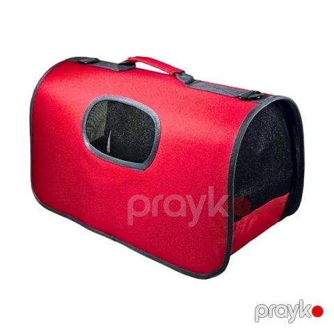 İtlər və pişiklər üçün daşıma çantası Nunbell, 30х20х20 sm, qırmızı — Bakı