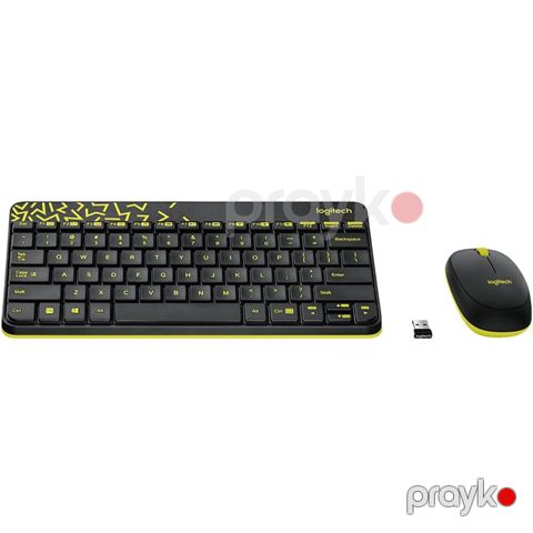 Logıtech Wireless Combo MK240 Nano Russian Layout Black — Bakı