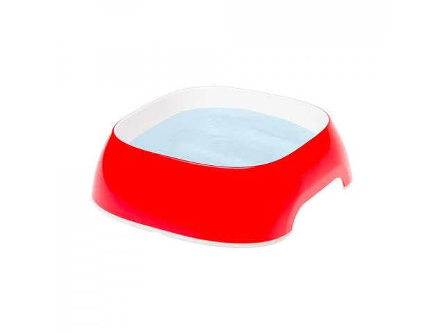 Ferplast Glam S Qırmızı rəngli itlər və pişiklər üçün plastik qab, 15 x 13.5 x 5 sm, 0.4 l — Bakı