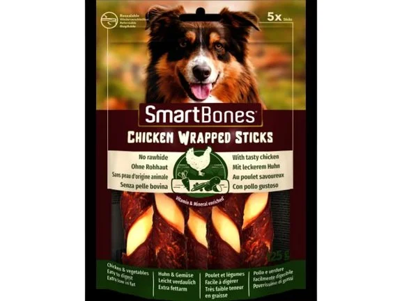 Smart Bones Chicken Wrapped Sticks çubuqlar ilə toyuq döş əti 125 q 5 ədəd — Bakı