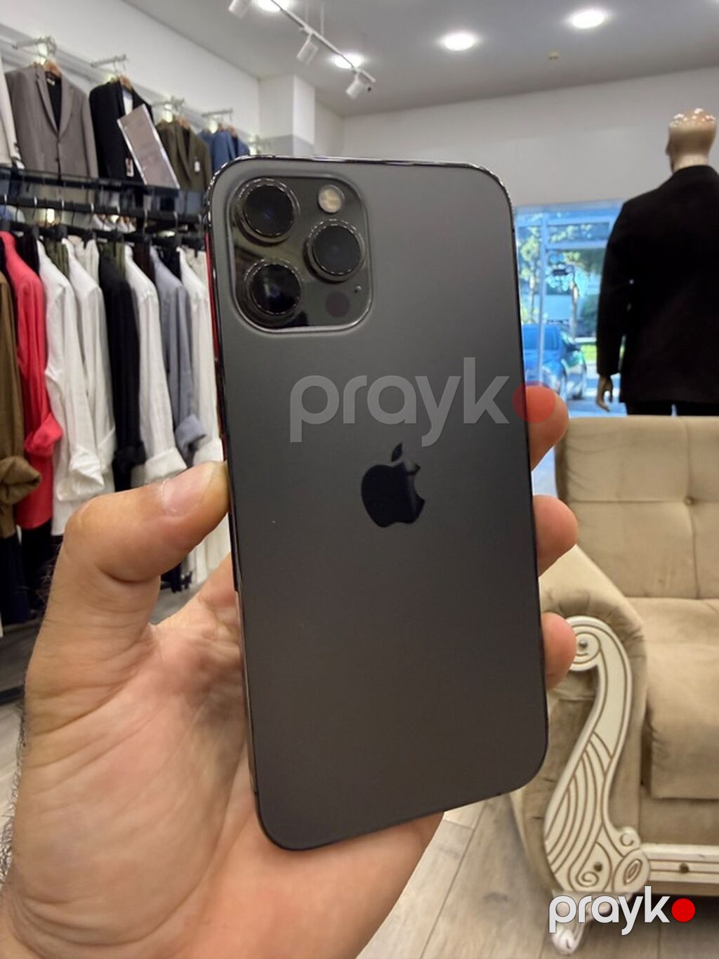 IPhone 12 Pro Max, 128 GB, Graphite, Face ID — Apple iPhone, Bakı (2)