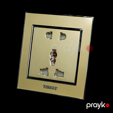 Tomas 1 multi razetka + 1 razetka qızılı — Bakı