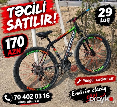 satılır: STi RM MTB velosiped - Təkər ölçüsü: 29" - Çərçivə — Bakı
