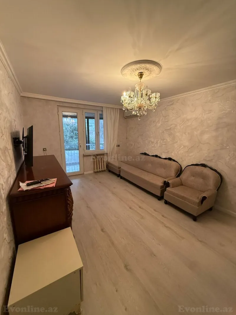 Kirayə verilir 2 otaqlı Mənzil Köhnə tikili 60 m² Bakı, Yasamal r., İnşaatçılar m — Mənzil, Bakı (7)
