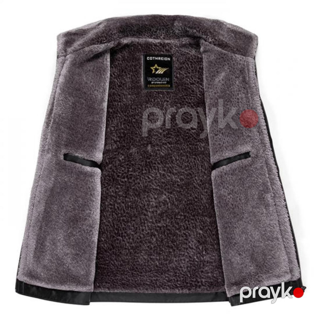 Kişilər üçün qış gödəkçəsi EB_1198, qara, eko dəri, ölçü XL — Mallar, Bakı (3)