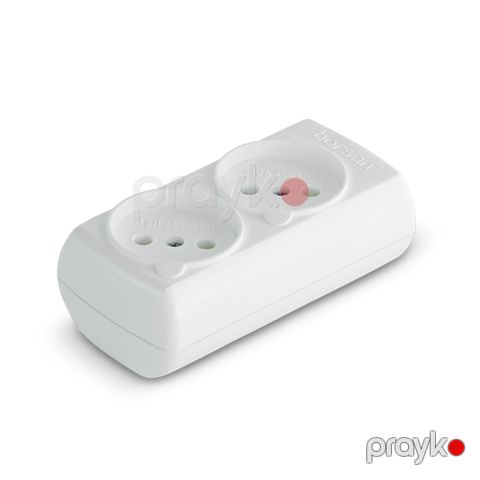 Br - 1542 - 0 borsan elektrik uzadıcı başlığı (kalotka) 2 - li ağ