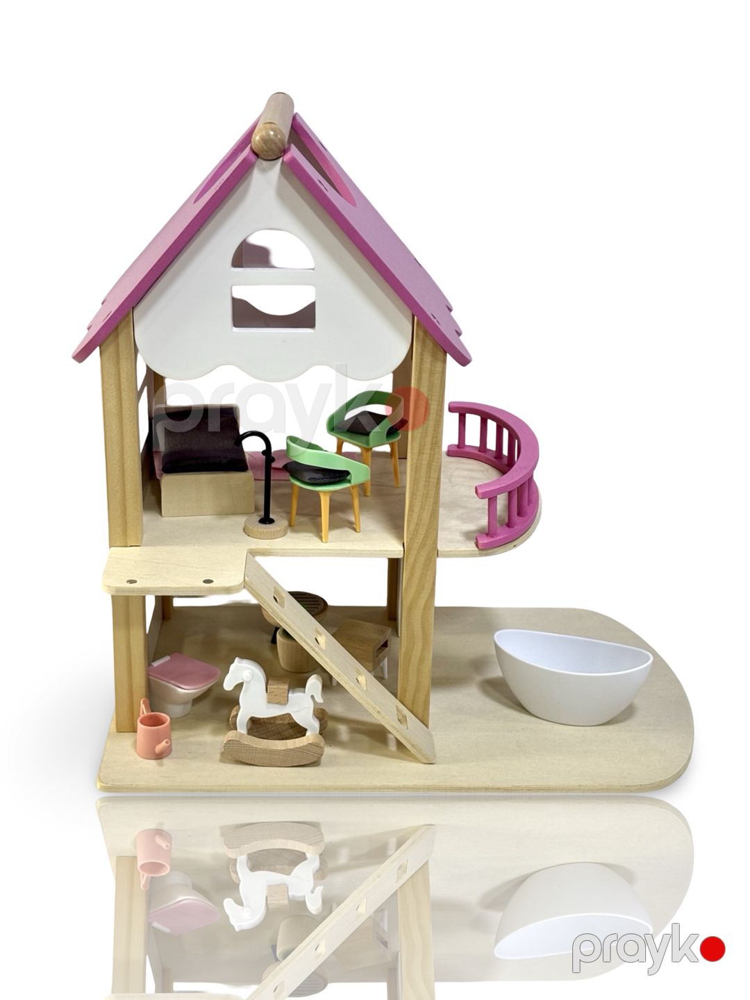 Kukla evi No brand, 3+, MDF, Aksesuarlarla — Mallar, Bakı (3)
