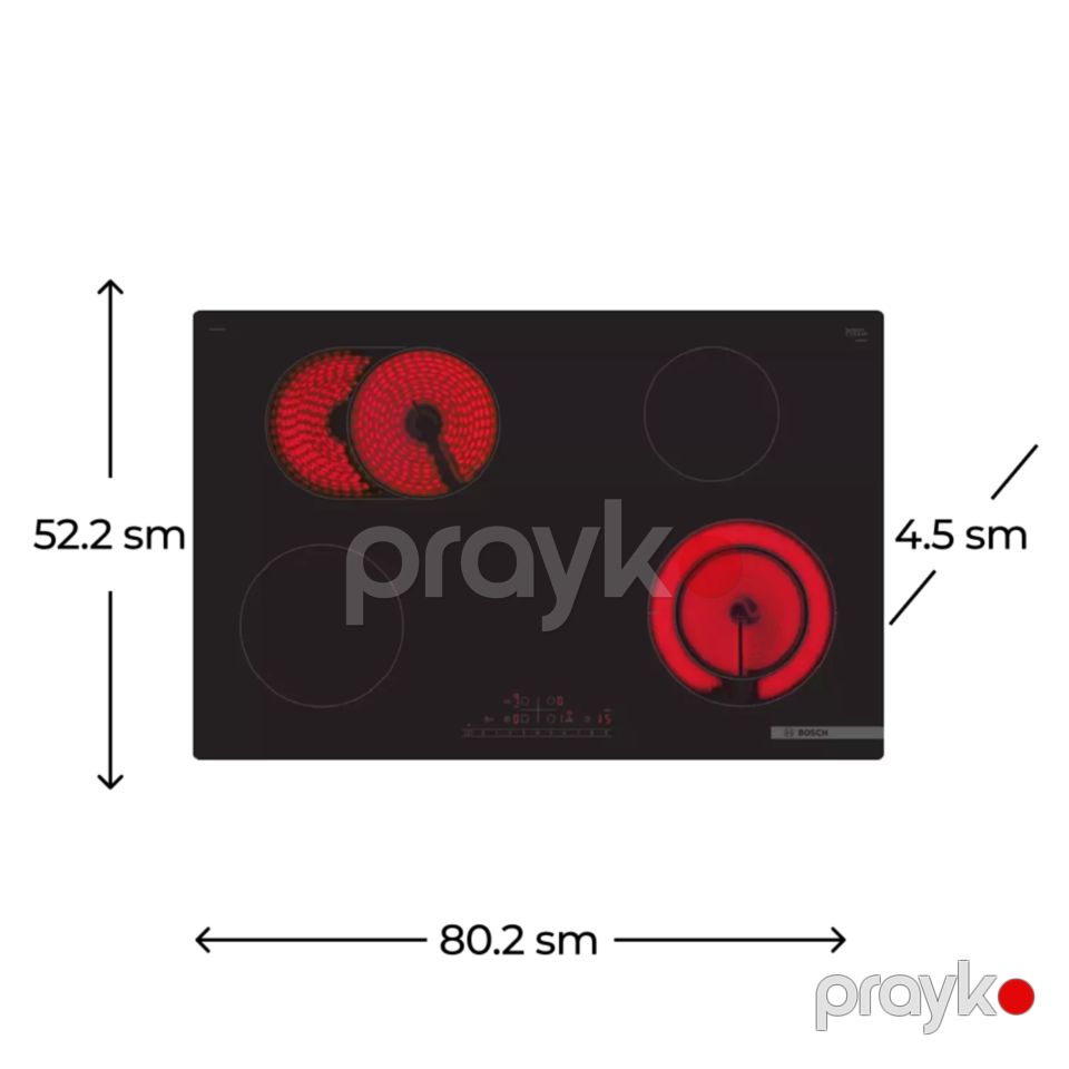 Bişirmə paneli Bosch PKN811FP2E Black — Mallar, Bakı (3)