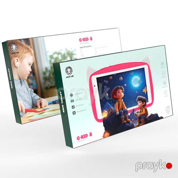 Green Lion G-kıd 8 Kid's Learning Tablet 8" (2/64GB) Dark Pink — Mallar, Bakı (4)