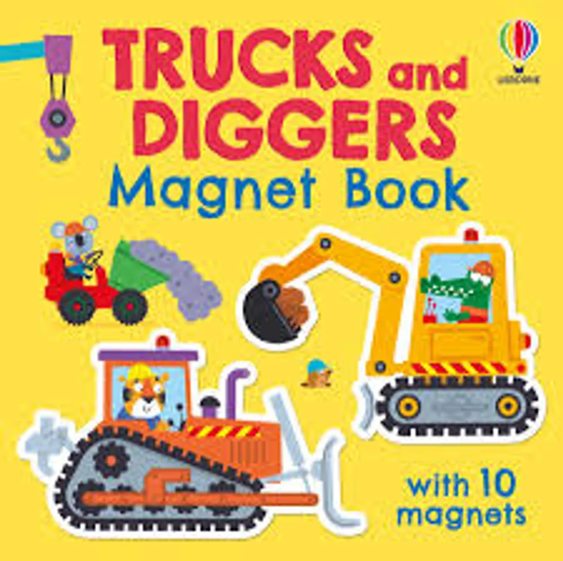Trucks and Diggers Magnet Book — Bakı