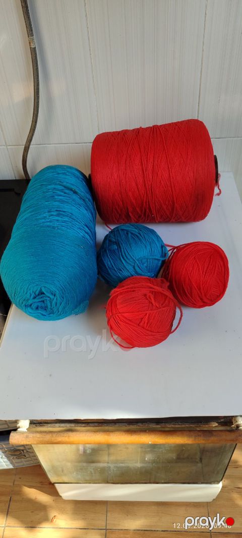 Sovet dövründən qalan sintetik saplardır. Qiyməti razılaşma yolu — Gəncə