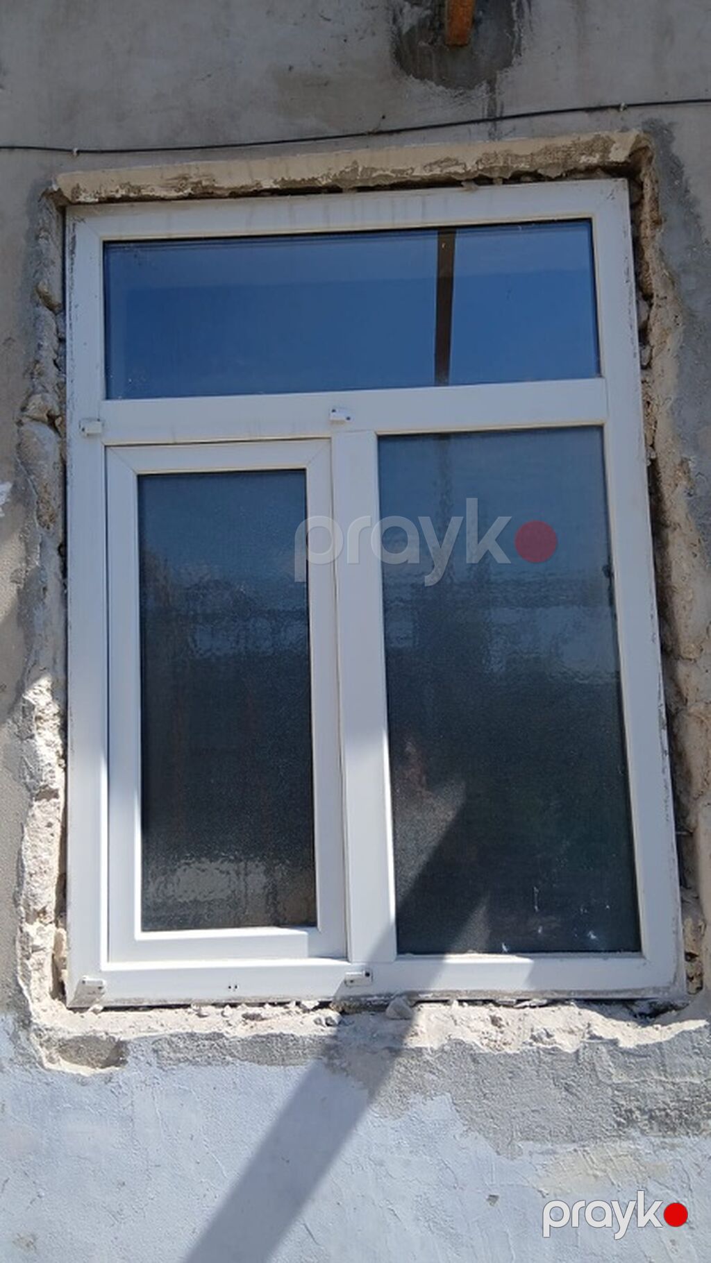 PVC plastik pəncərə dəstləri - Material: ağ rəngli PVC profil - Şüşə — Pəncərələr, qapılar, balkonlar, Digah (3)
