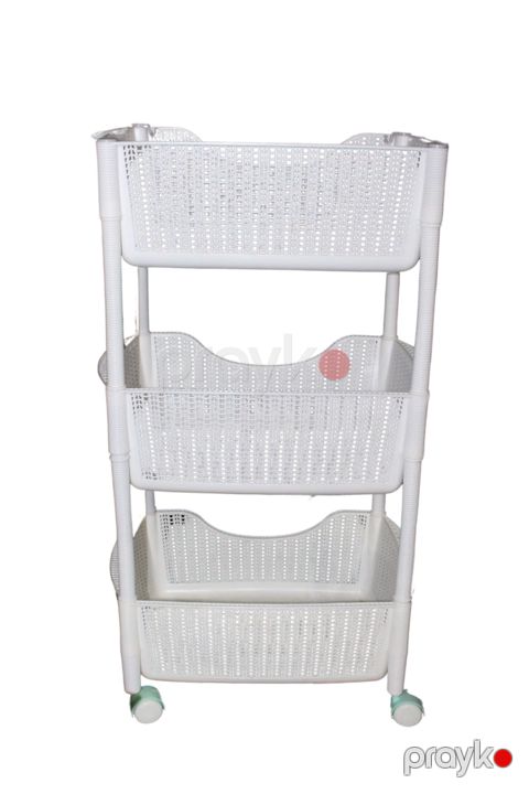 Etajerka 008, 80x28x45 sm, plastik, ağ — Bakı
