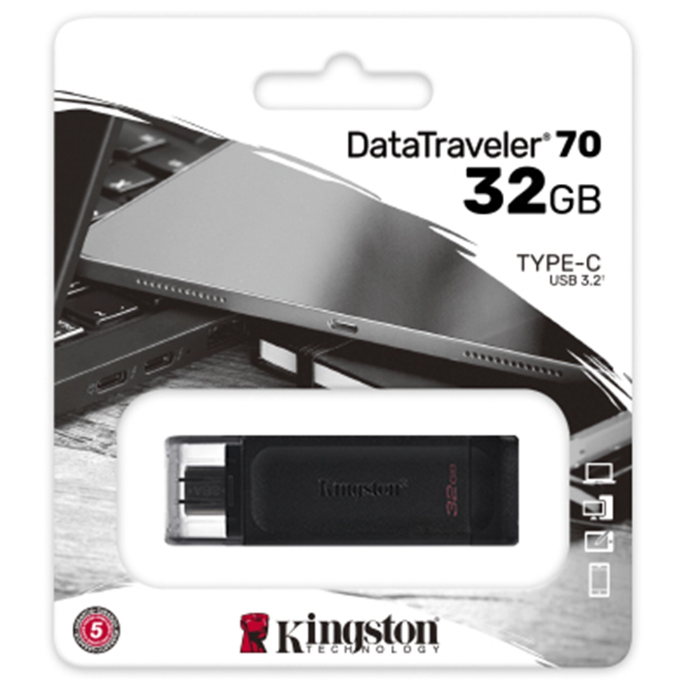 Kingston Usb-c DataTraveler 70 32GB DT70/32GB-N Black — Mallar, Bakı (3)