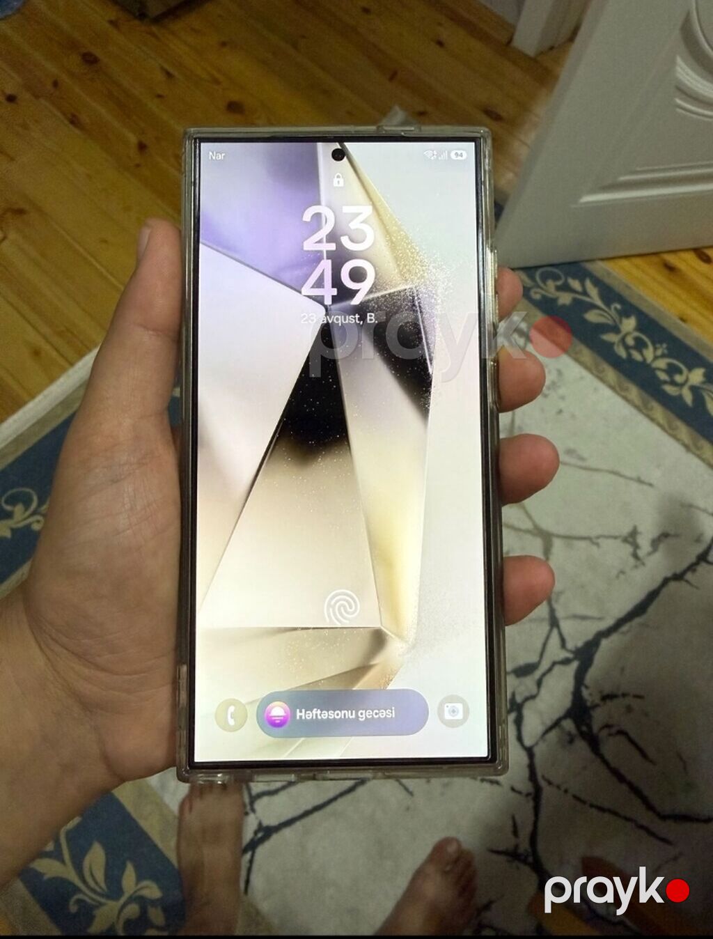 Samsung Galaxy S23 Ultra, 512 GB, rəng - Gümüşü, Barmaq izi — Samsung, İmişli (2)