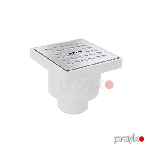 Nova 5066 alt çıxışlı paslanmaz süzgəc (trap) 10 sm