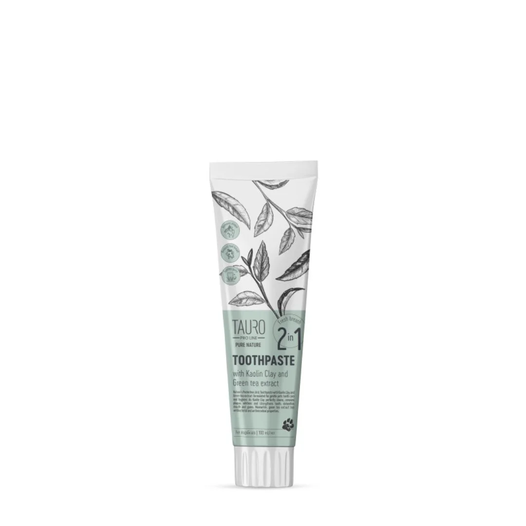 Tauro Pro Line Pure Nature 2-si 1-də kaolin zeolit və yaşıl çay ekstraktı ilə itlər və pişiklər üçün 100 ml — Bakı