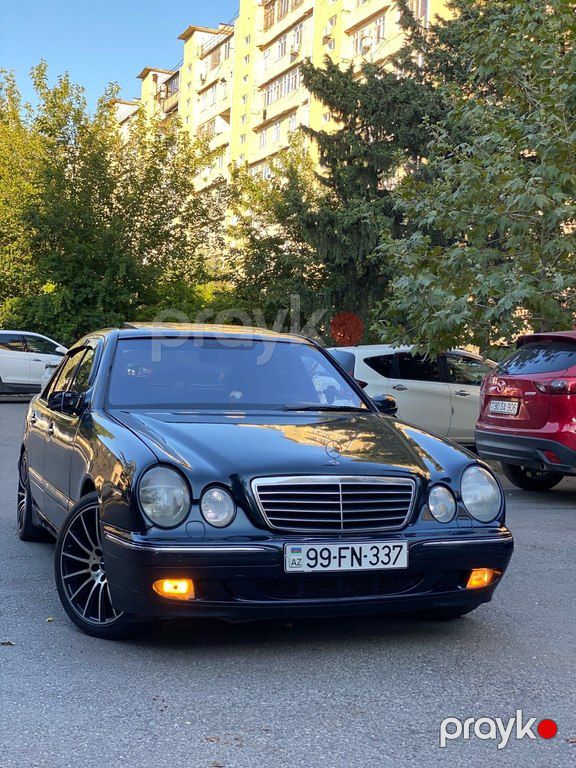 Mercedes E 320, 3.2 L, 2000 il, 398 000 km — Avtomobillər, Bakı (2)