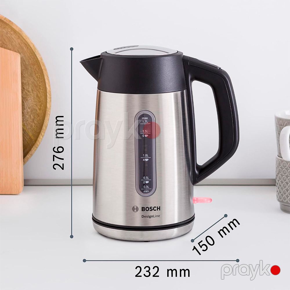 Çaydan Bosch TWK4P440GB Inox — Mallar, Bakı (2)