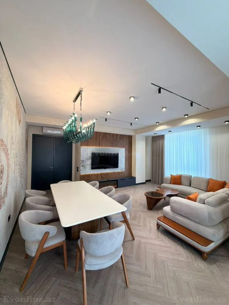Satılır 3 otaqlı Mənzil Yeni tikili 142 m² Bakı, Nərimanov r., Gənclik m — Hüseyn bəy — Mənzil
