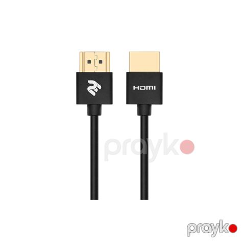 Kabel 2E HDMI 2.0 Gen2 Ultra Slim cable,black 2m — Bakı
