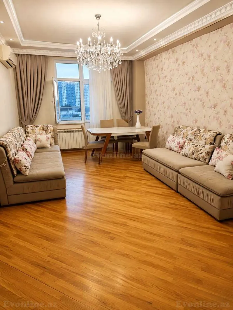 Kirayə verilir 3 otaqlı Mənzil Yeni tikili 120 m² Bakı, Nəsimi r., Memar Əcəmi m — Mənzil, Bakı (2)