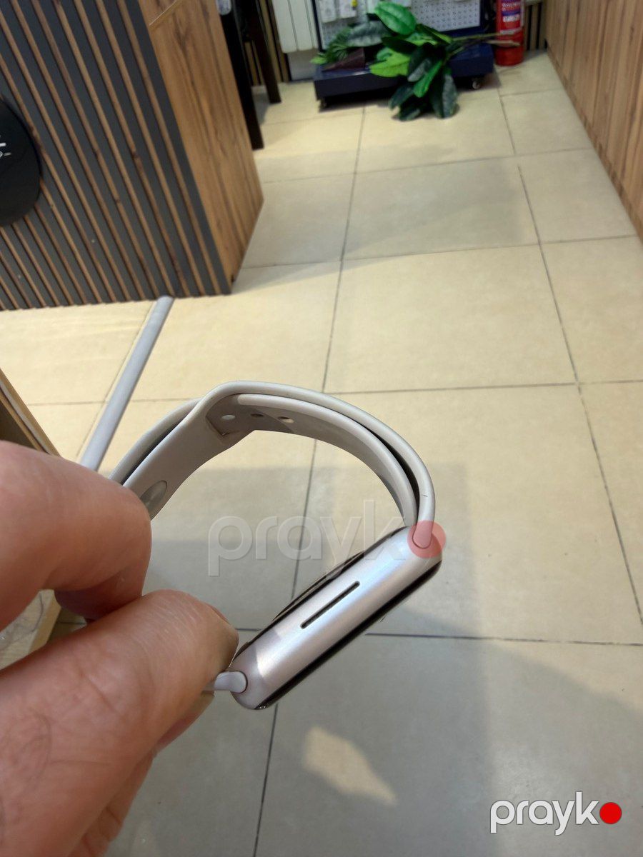 Apple Watch Series 7 Aluminum Starlight 45mm — Ağıllı saatlar və biləkliklər, Bakı (3)