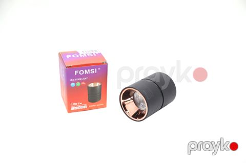 LED spot yumru 7W qara+bronz 4000K ZDL171 — Bakı