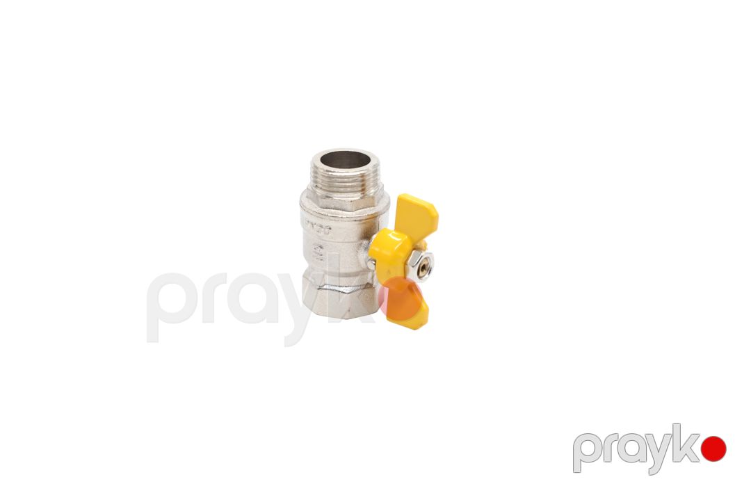 Gülben vintil kəpənək sarı F3/4*M3/4 GN34003 — Santexnika, Bakı (2)
