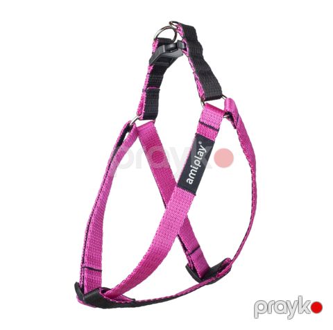 İtlər üçün qayış Amiplay Twist, ölçü L, 40-75 sm, çəhrayı — Bakı