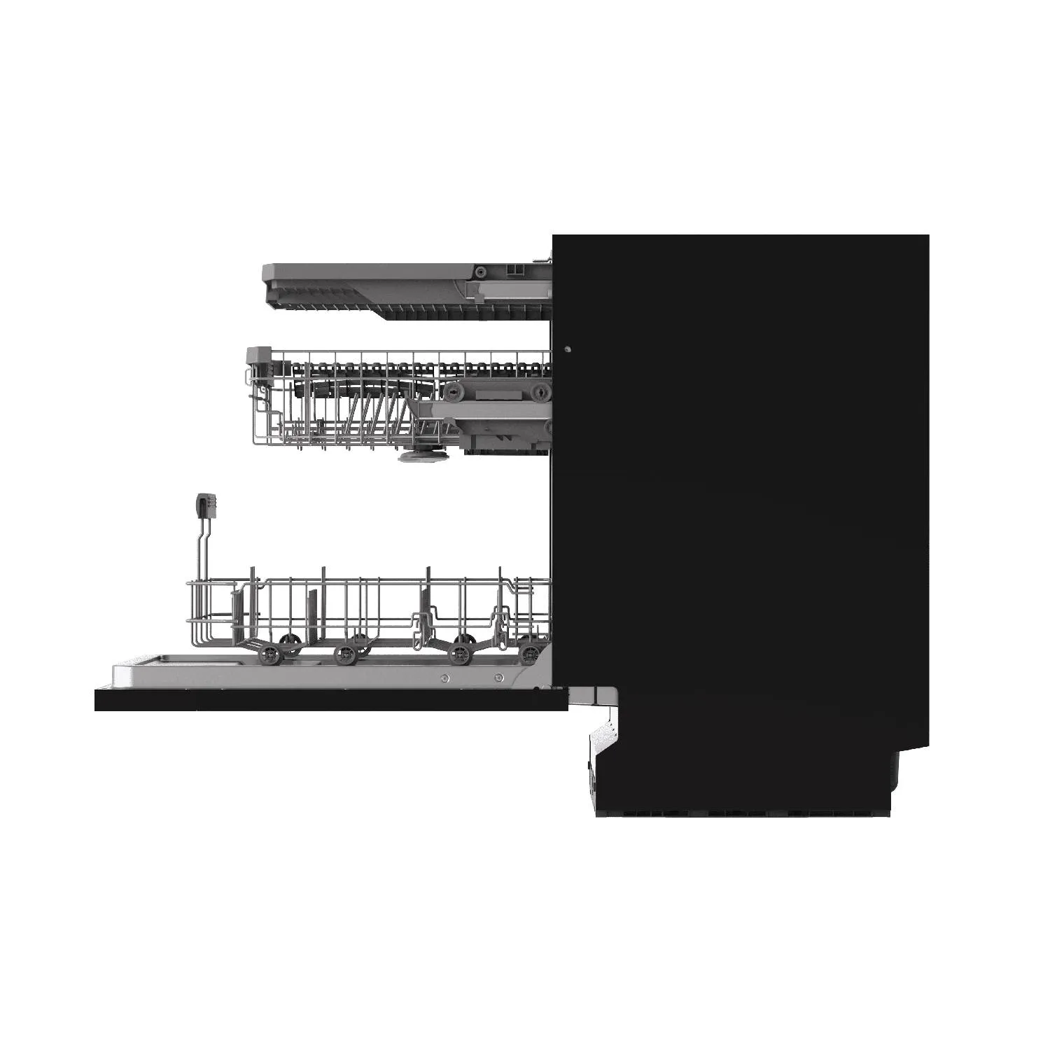 Quraşdırılan qabyuyan maşın Yoshiro YBD-M715G30B Black — Mallar, Bakı (3)