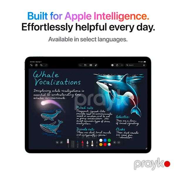 Apple iPad Air 11-inch M4 Wi-Fi 128GB - Starlight, Model A3459 Starlight — Mallar, Bakı (5)