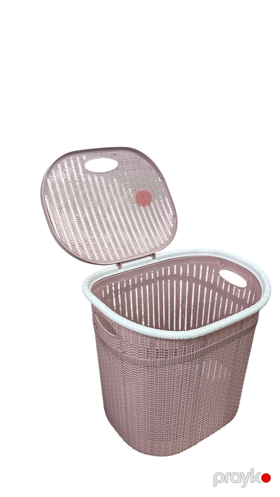 Çamaşır üçün səbəti EB-002, plastik, çəhrayı, 28 l — Mallar, Bakı (2)