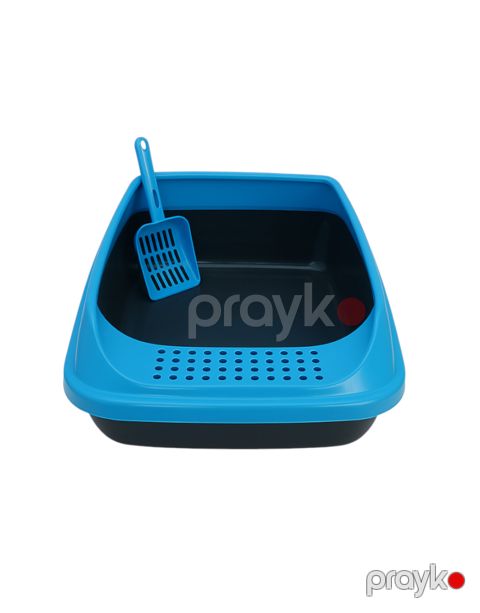 Plastik pişik tualet qutusu, mavi — Bakı
