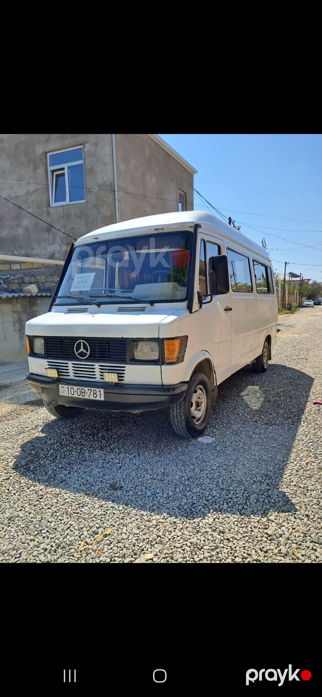 Mercedes-Benz mikroavtobus - Korpus: ağ rəngli, yüksək damlı kuzov — Avtomobillər, Masazır (4)