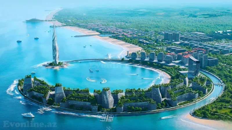 Kirayə verilir 2 otaqlı Mənzil Yeni tikili 100 m² Bakı, Sabunçu r., Sea Breeze — Bakı