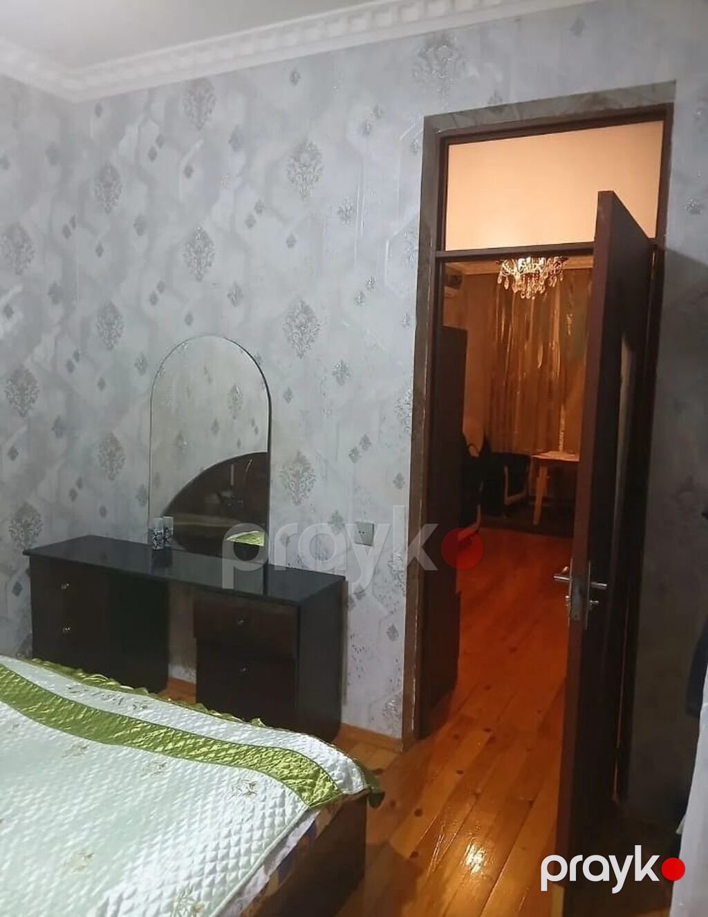 2 otaqlı həyət evi – təmirli və mebellə - Plan: dəhlizdən girişli 2 — Ev, villa, Bakı (3)
