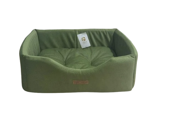 Casur kvadrat pişik yatağı ‘Kare’, açıq yaşıl (50×40) — Bakı