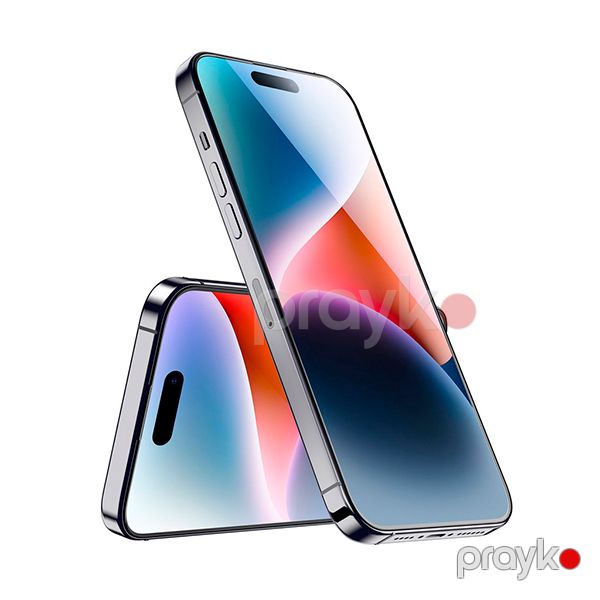 Green Lion 3D Corning Pro Screen Protector for iPhone 15 Pro - Clear Şəffaf — Mallar, Bakı (3)