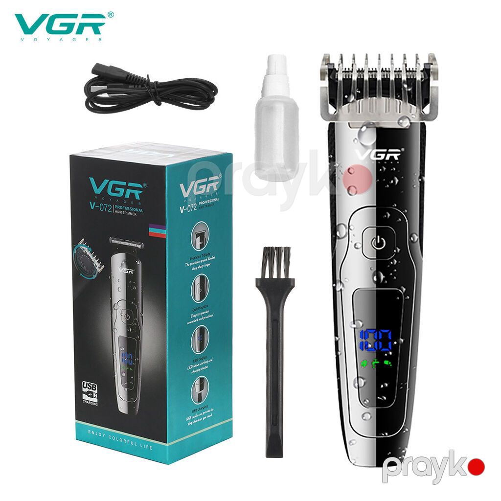 Saqqal üçün trimmer VGR 072 1-10mm 1200mAh 2 sürət Bütün — Saç kəsmə maşınları, Bakı (8)