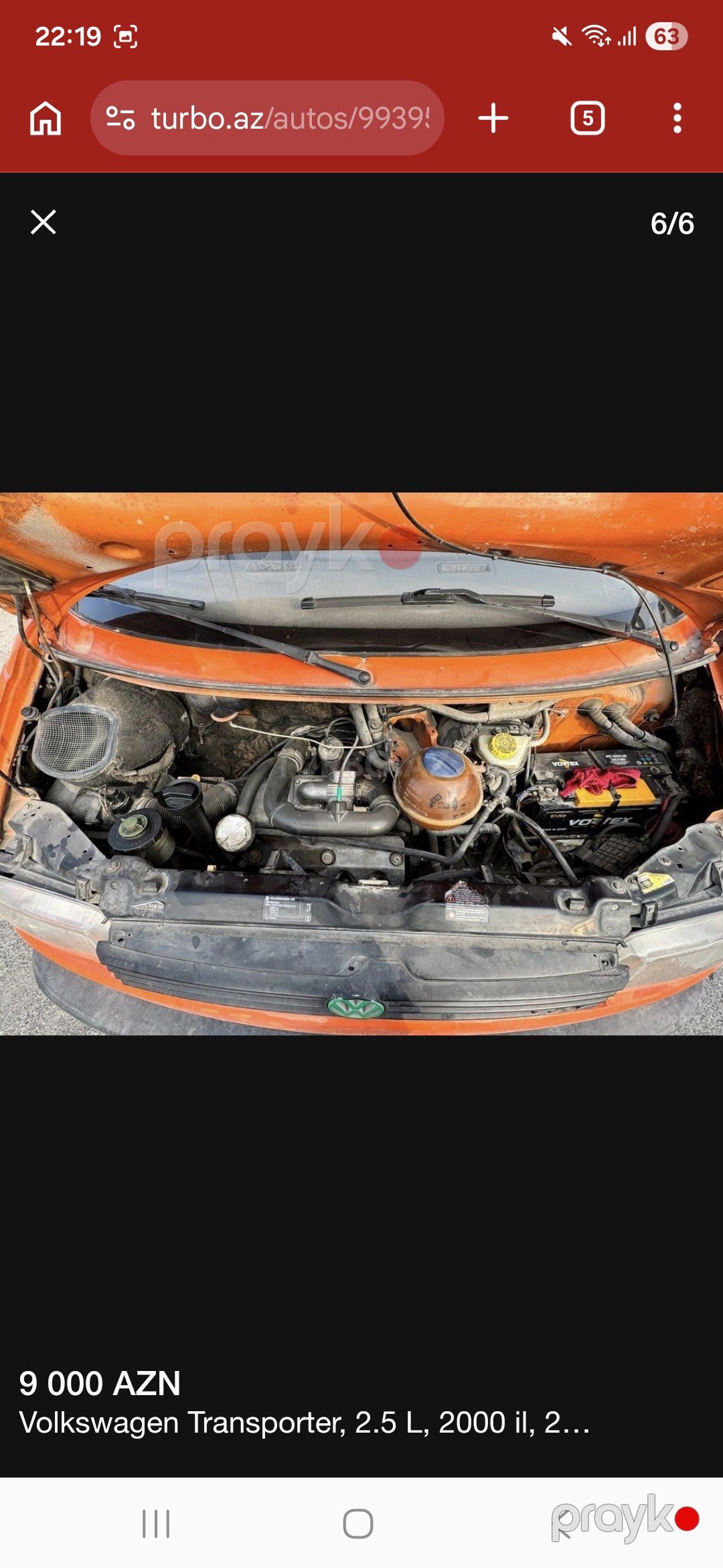 2000 2.5 L 2000 Volkswagen Digər 25 — Mallar, Abşeron (3)