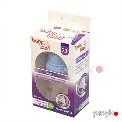 Qidalanma üçün qab Baby Land Blue, 120 ml — Bakı